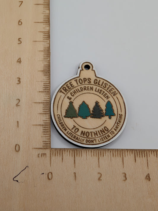 Tree Tops Glisten Dangles