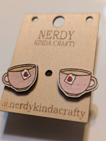 Tea Cup Studs