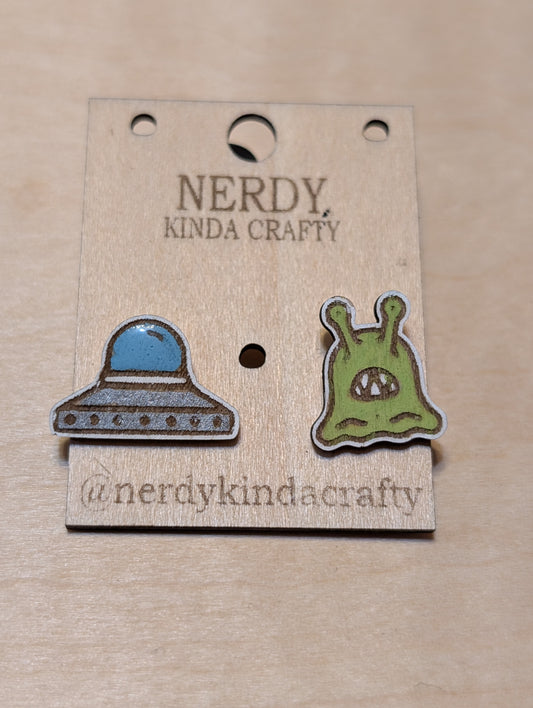 Alien and UFO Studs