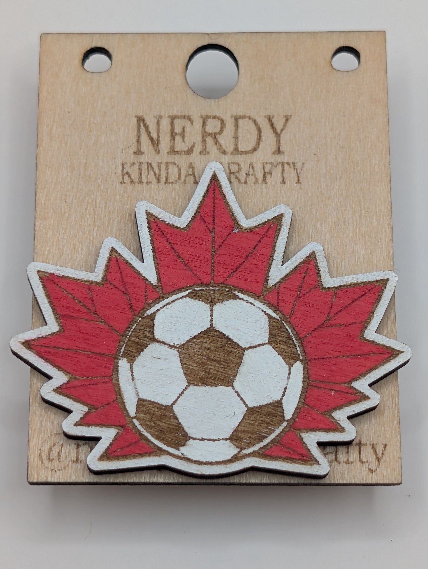 Canadian Soccer Pin