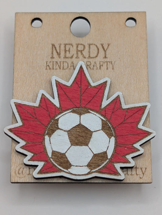 Canadian Soccer Pin