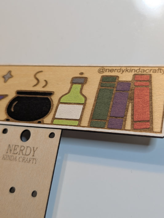 Witchy Bookshelf Bookmark