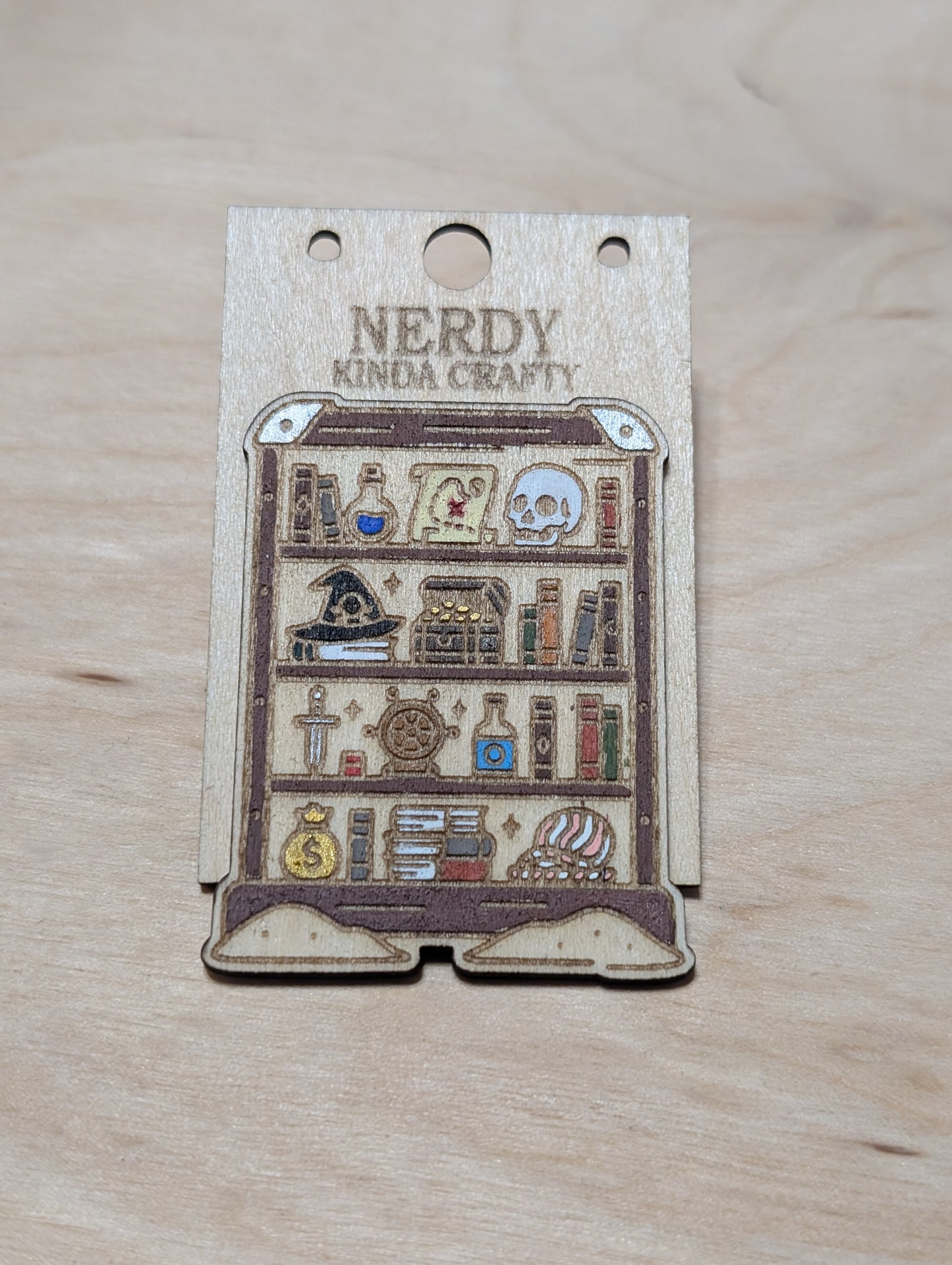 Pirate Bookshelf Magnet