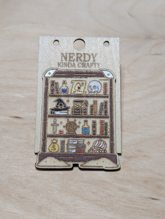 Pirate Bookshelf Magnet
