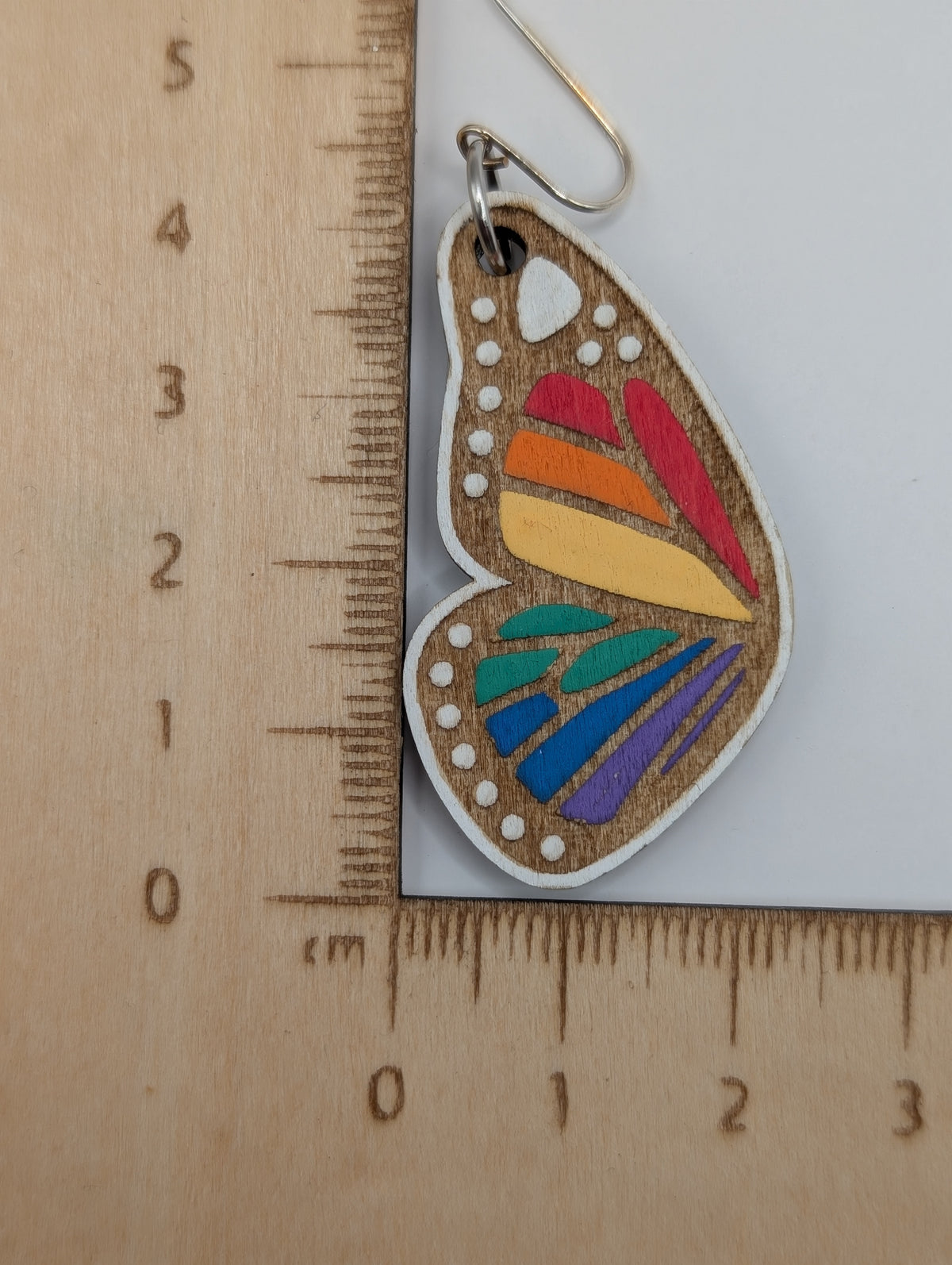 Rainbow Pride Butterfly Dangles