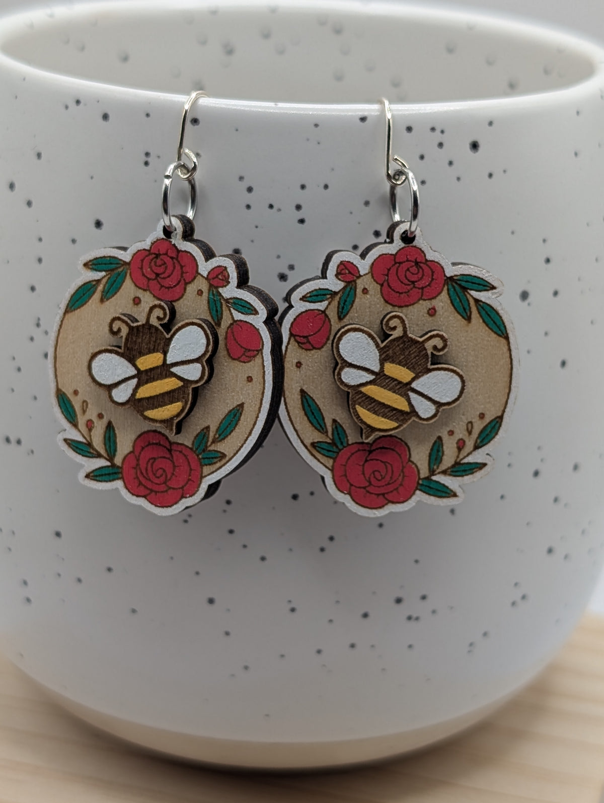 Layered Bee Dangles