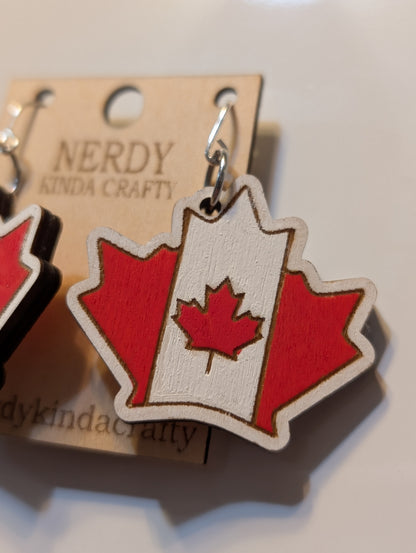 Canadian Flag Dangles