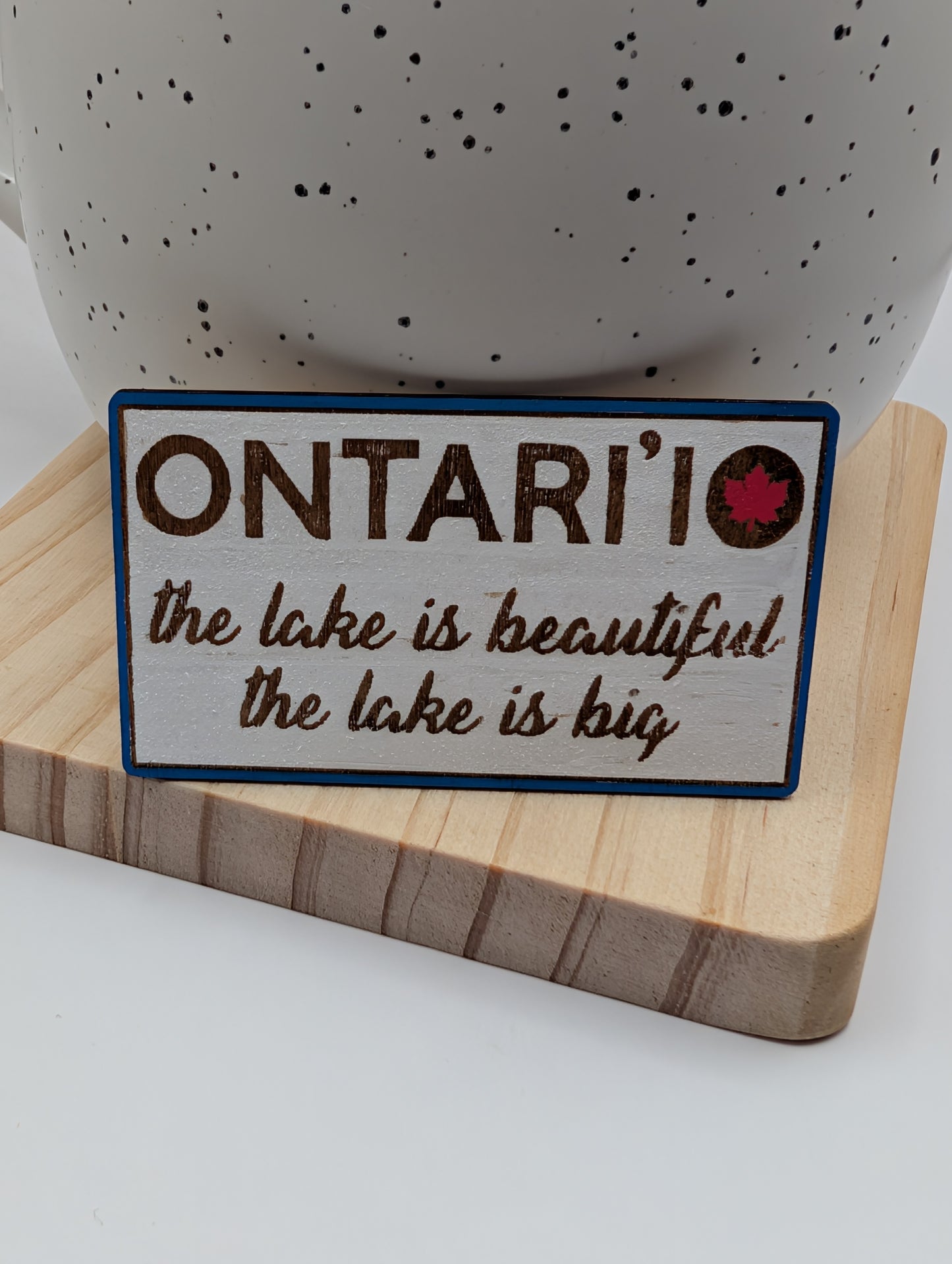 Ontari'io, the lake is beautiful, the lake is big magnet