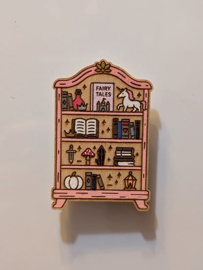Fairy Tale Bookshelf Magnet