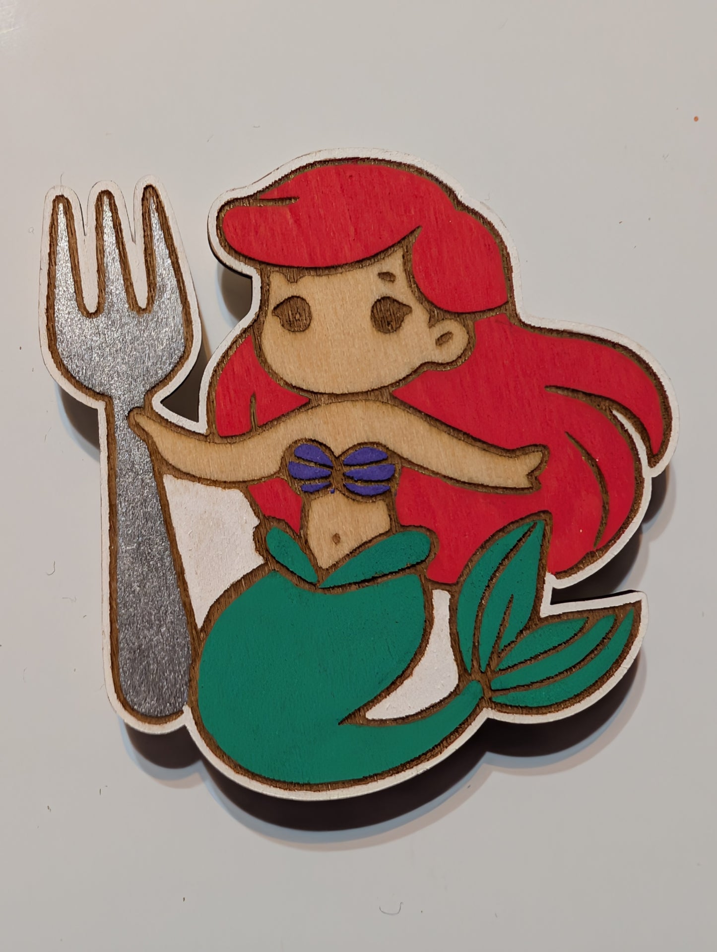 Giant Fork Mermaid Magnet