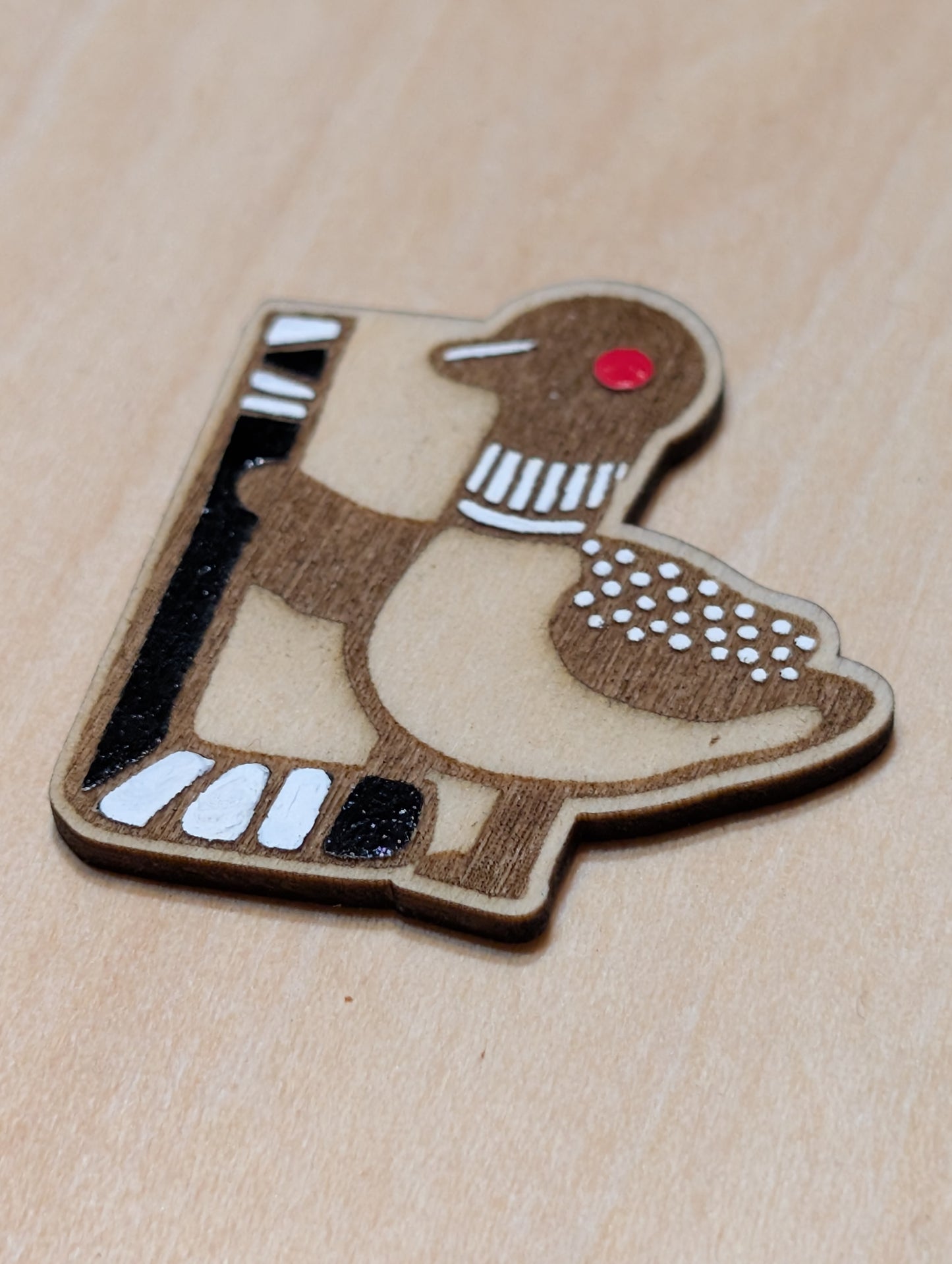 Hockey Loon Pin