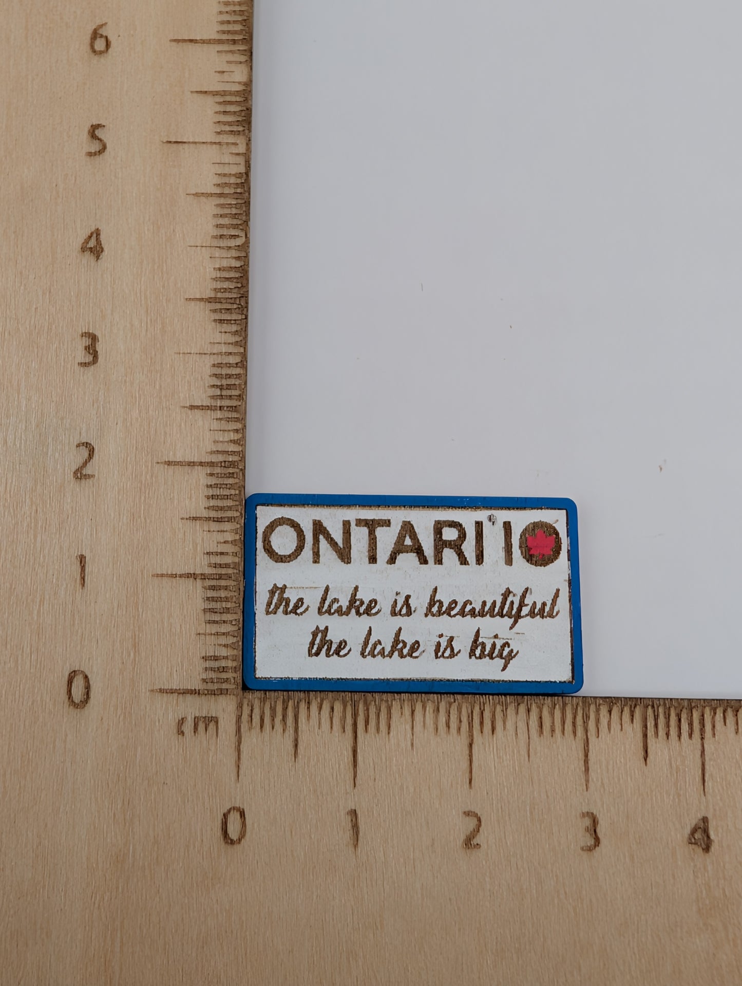 Ontari'io, the lake is beautiful, the lake is big pin