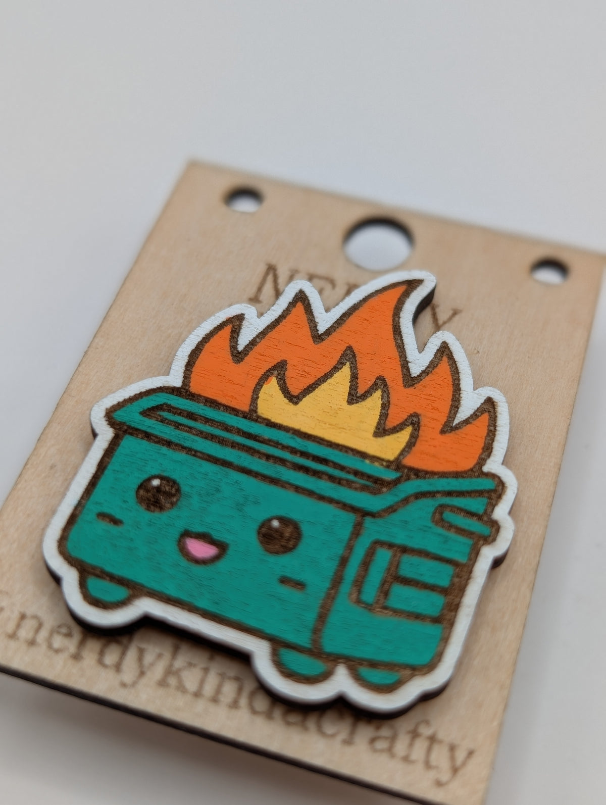 Dumpster Fire Pin