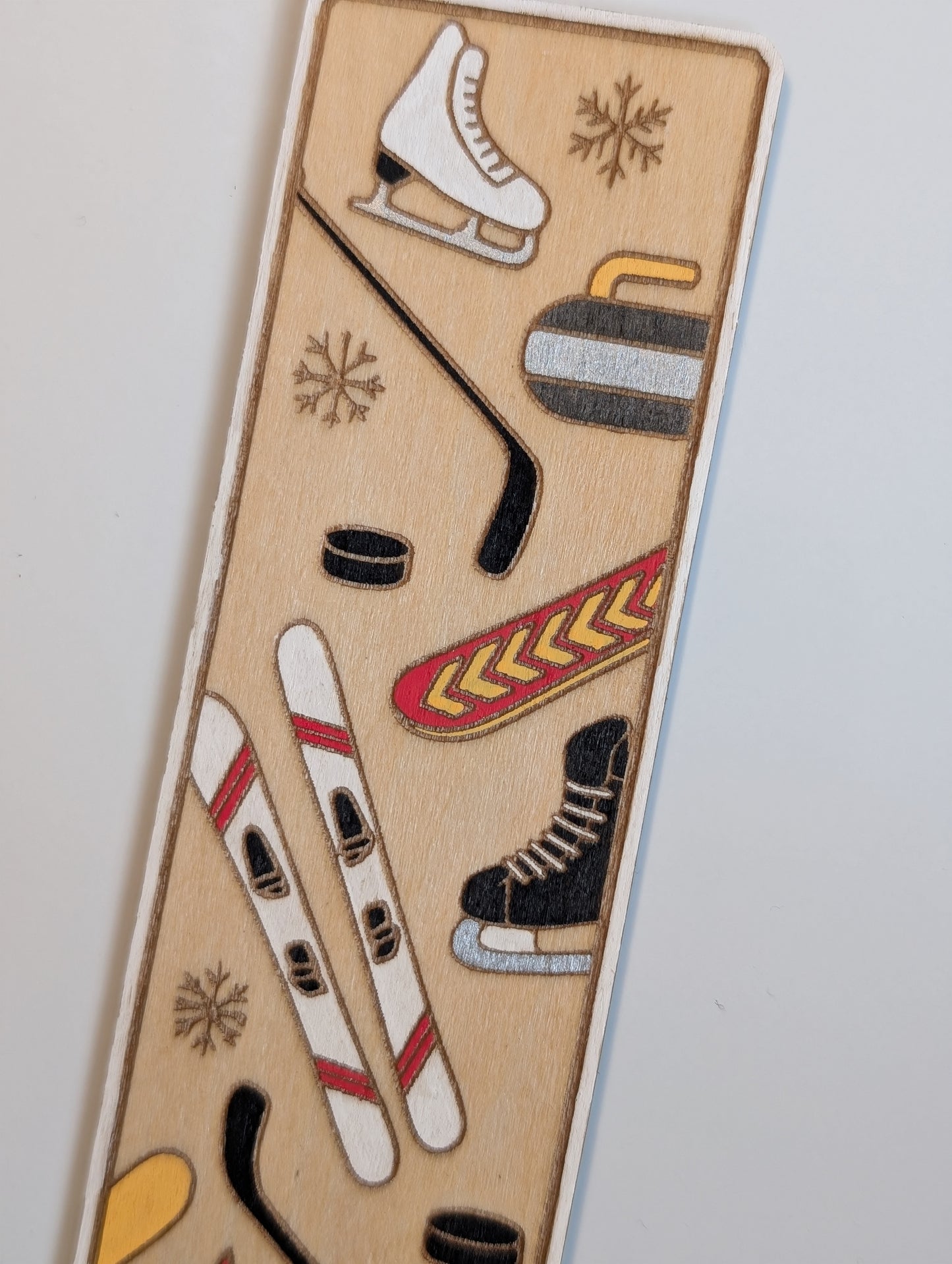 Canadian Winter Sports Bookmark