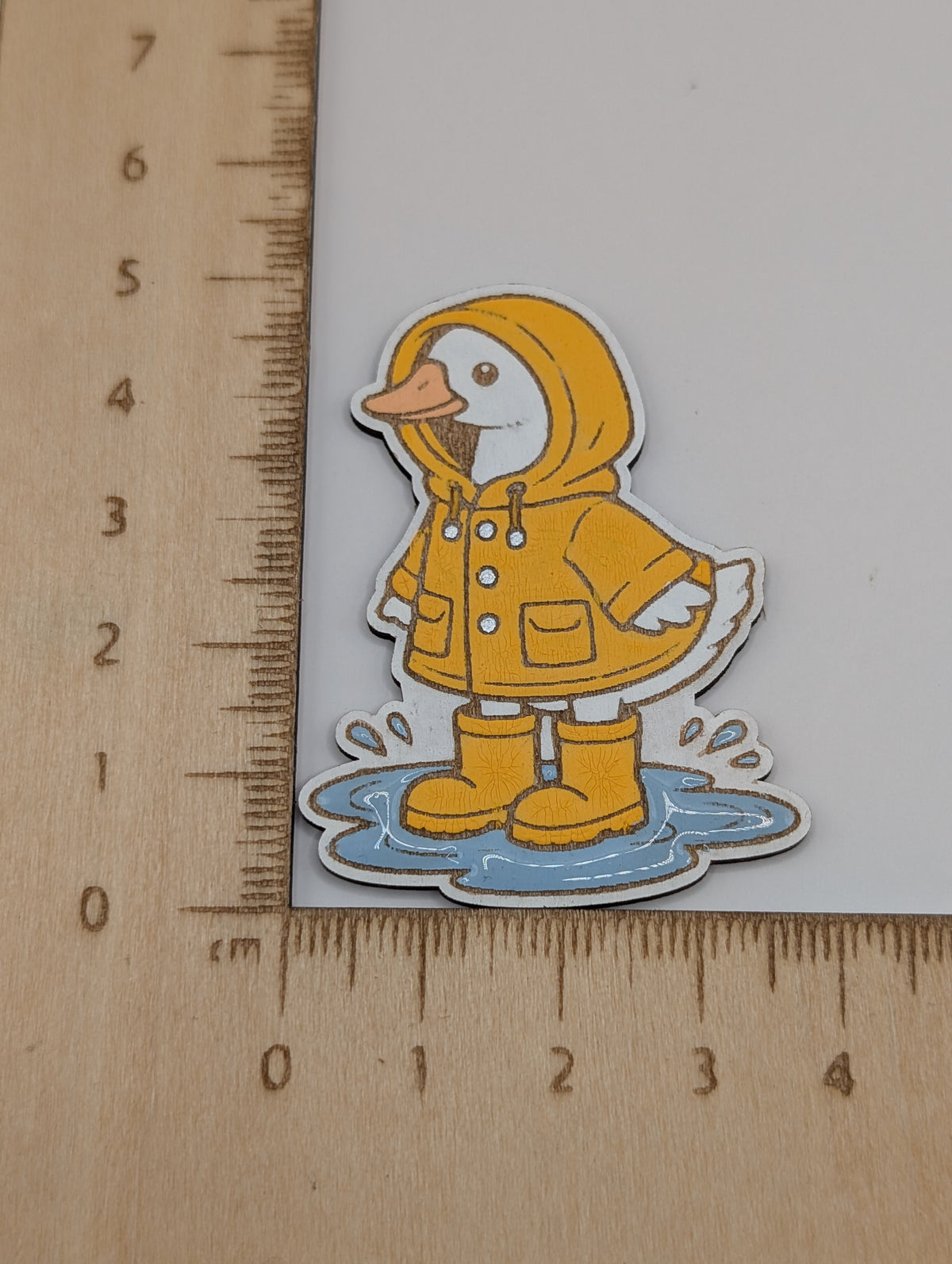Raincoat Goose Magnet