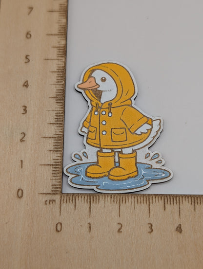 Raincoat Goose Magnet