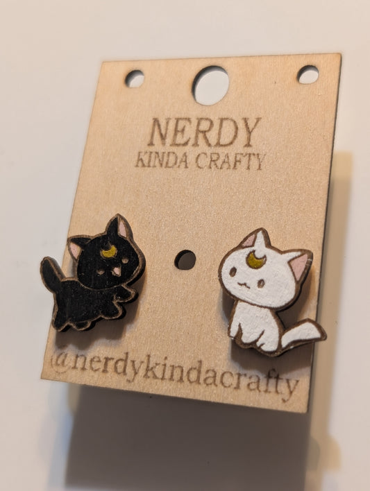 Moon Cat Studs