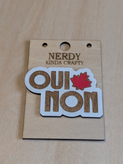 Oui Non! Pin