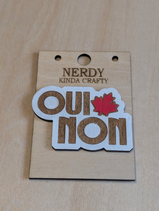 Oui Non! Pin