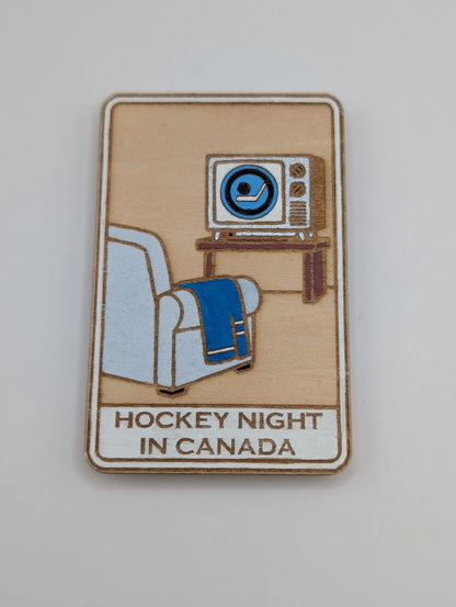 Aimant Vintage Hockey Night in Canada - 1952 - 1998