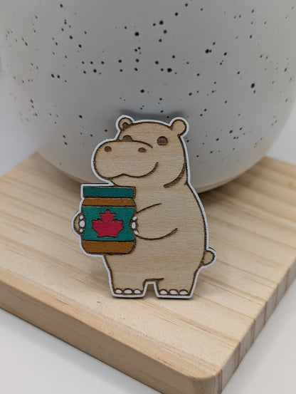 House Hippo Magnet