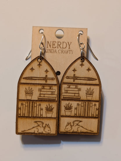 Fantasy Bookshelf Dangles