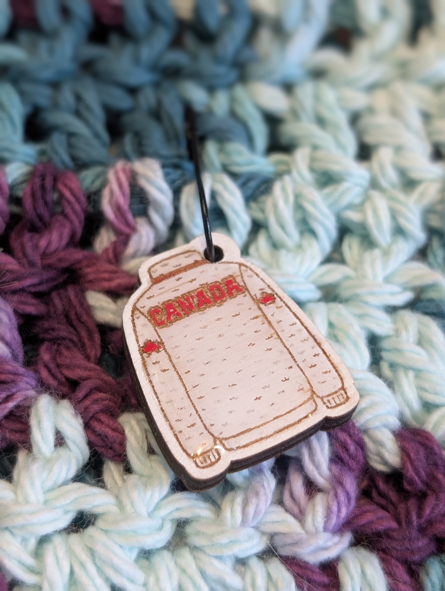 Canadian Fleece Stitch Marker