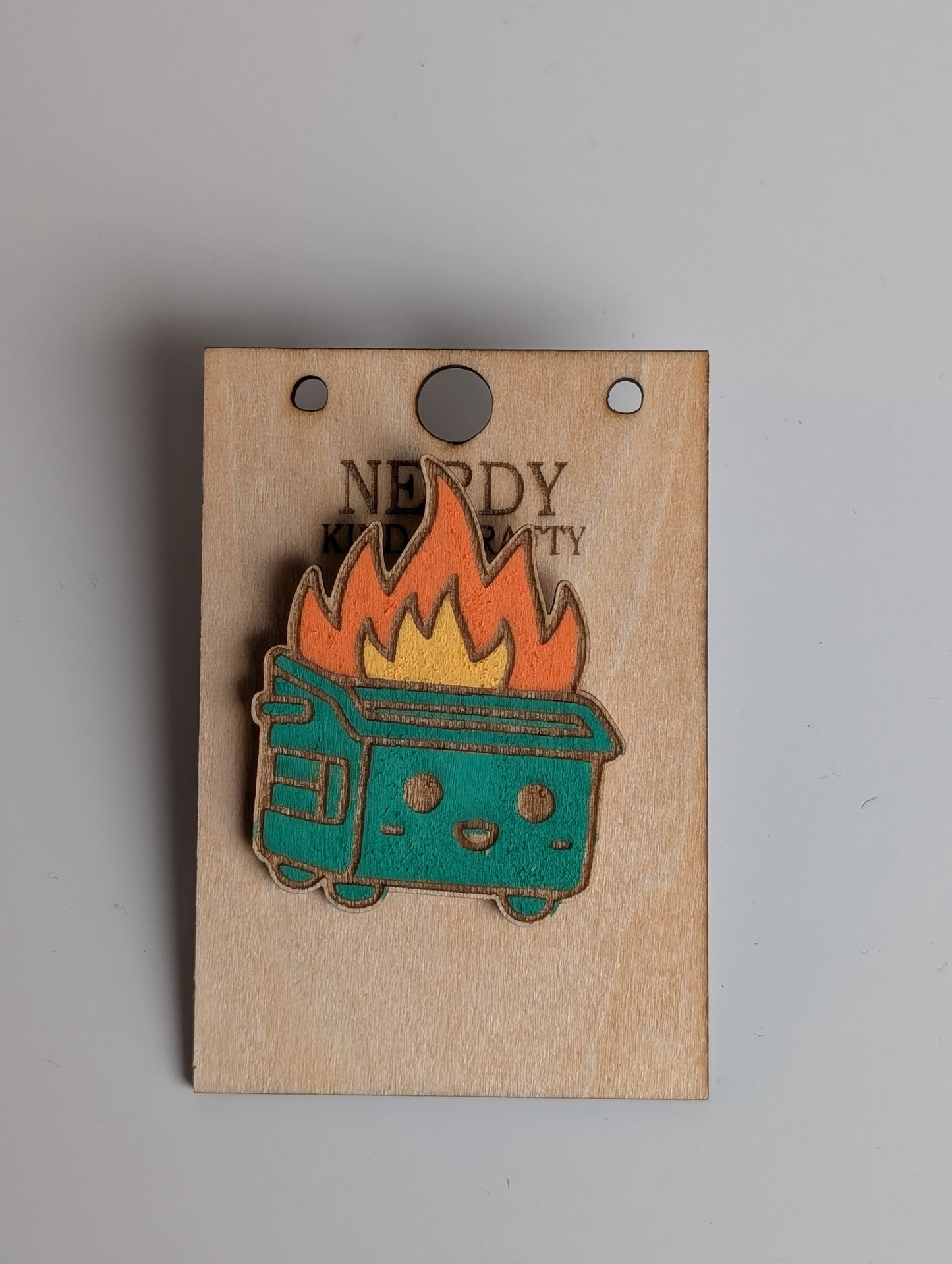 Dumpster Fire Pin