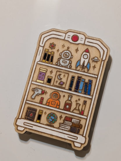 Sci-Fi Bookshelf Magnet