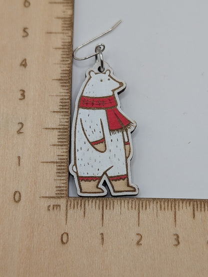 Polar Bear Dangles
