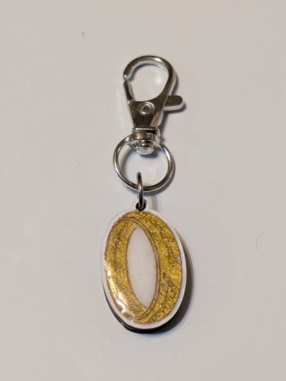 One Ring Stitch Marker or Zipper Pull
