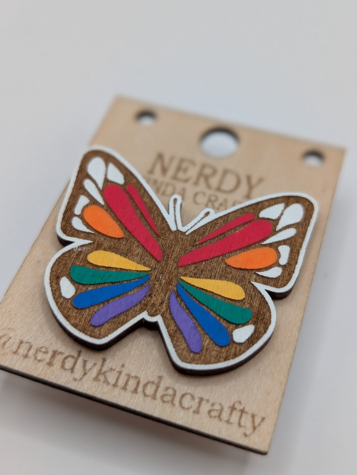 Épingle Papillon Fierté Arc-en-Ciel