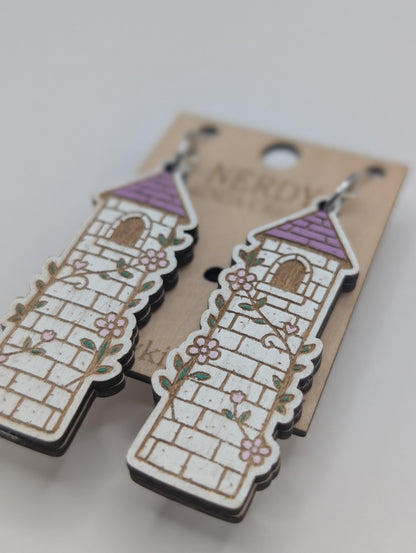 Purple Fantasy Tower Dangles