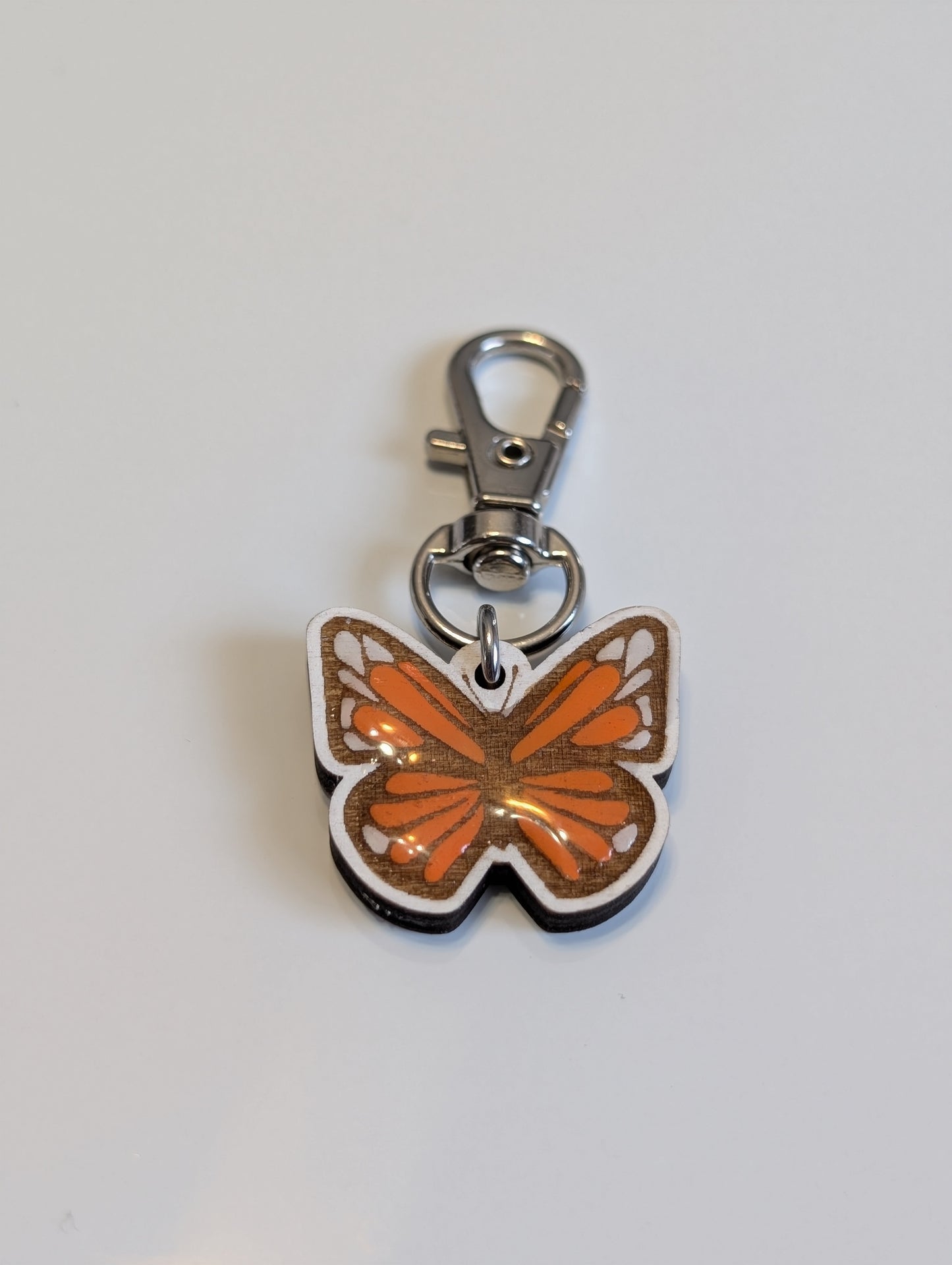 Monarch Butterfly Zipper Pull