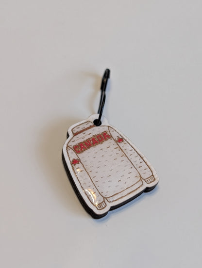 Canadian Fleece Stitch Marker