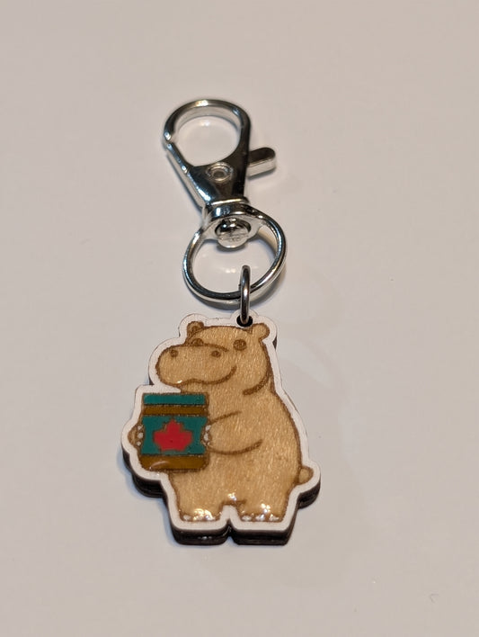 House Hippo Stitch Marker