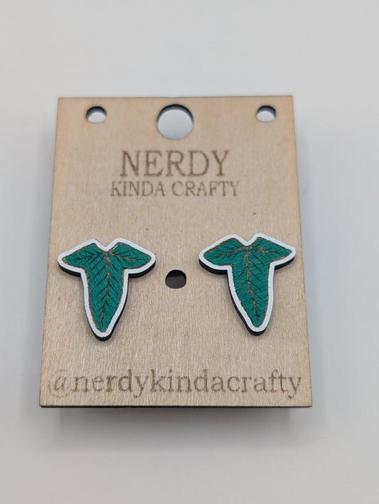Fantasy Leaf Studs