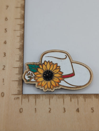 Sunflower Cowboy Magnet