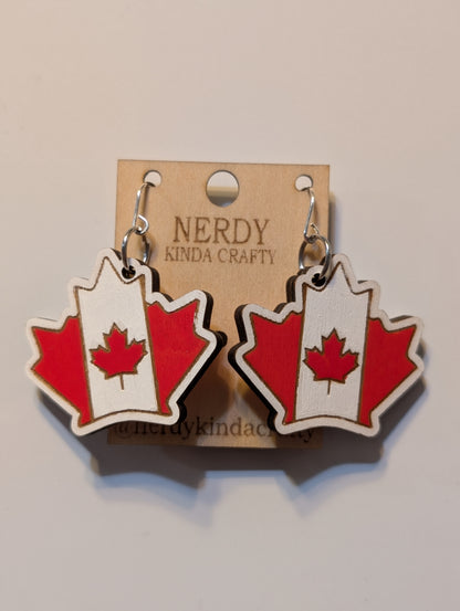 Canadian Flag Dangles