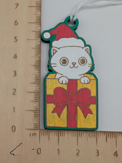 Ornement de chat à offrir