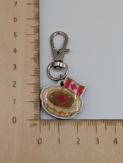 Butter Tart Zipper Pull