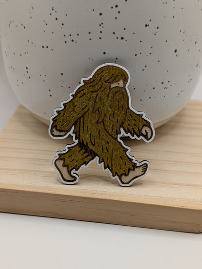 Golden Sasquatch Magnet