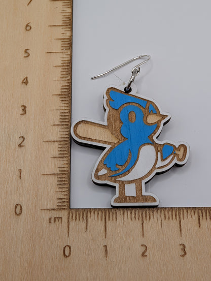 Baseball Blue Jay Dangles