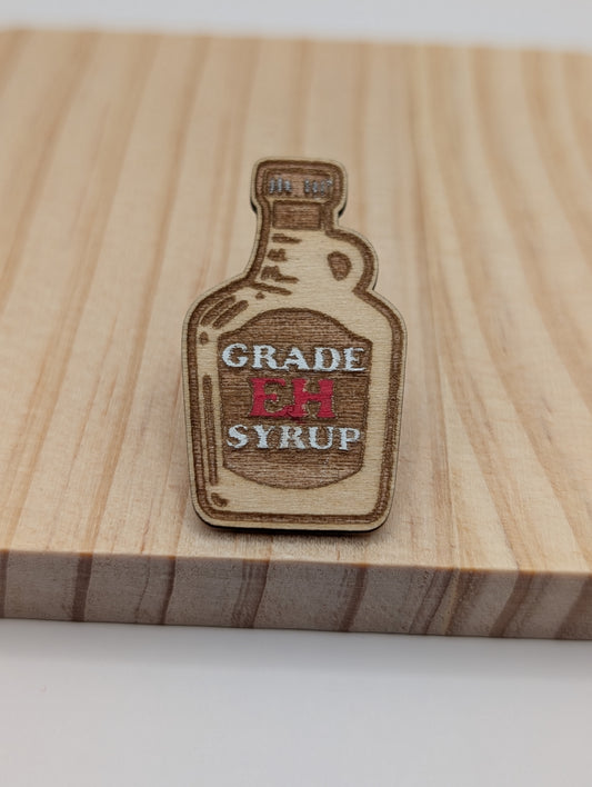 Épingle de sirop d'érable de catégorie EH