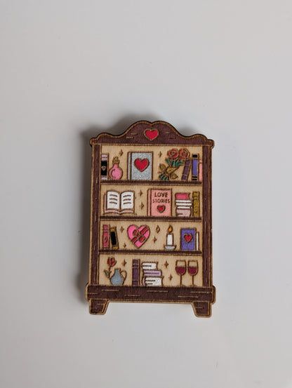 Romance Bookshelf Magnet