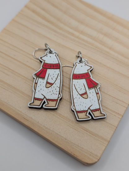 Polar Bear Dangles
