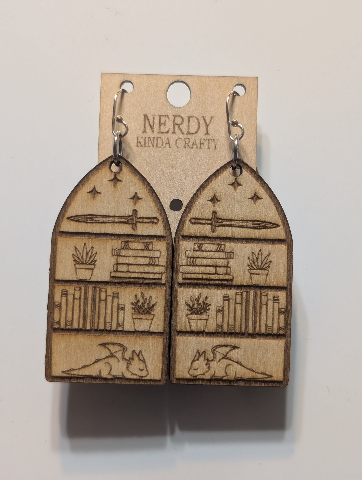 Fantasy Bookshelf Dangles