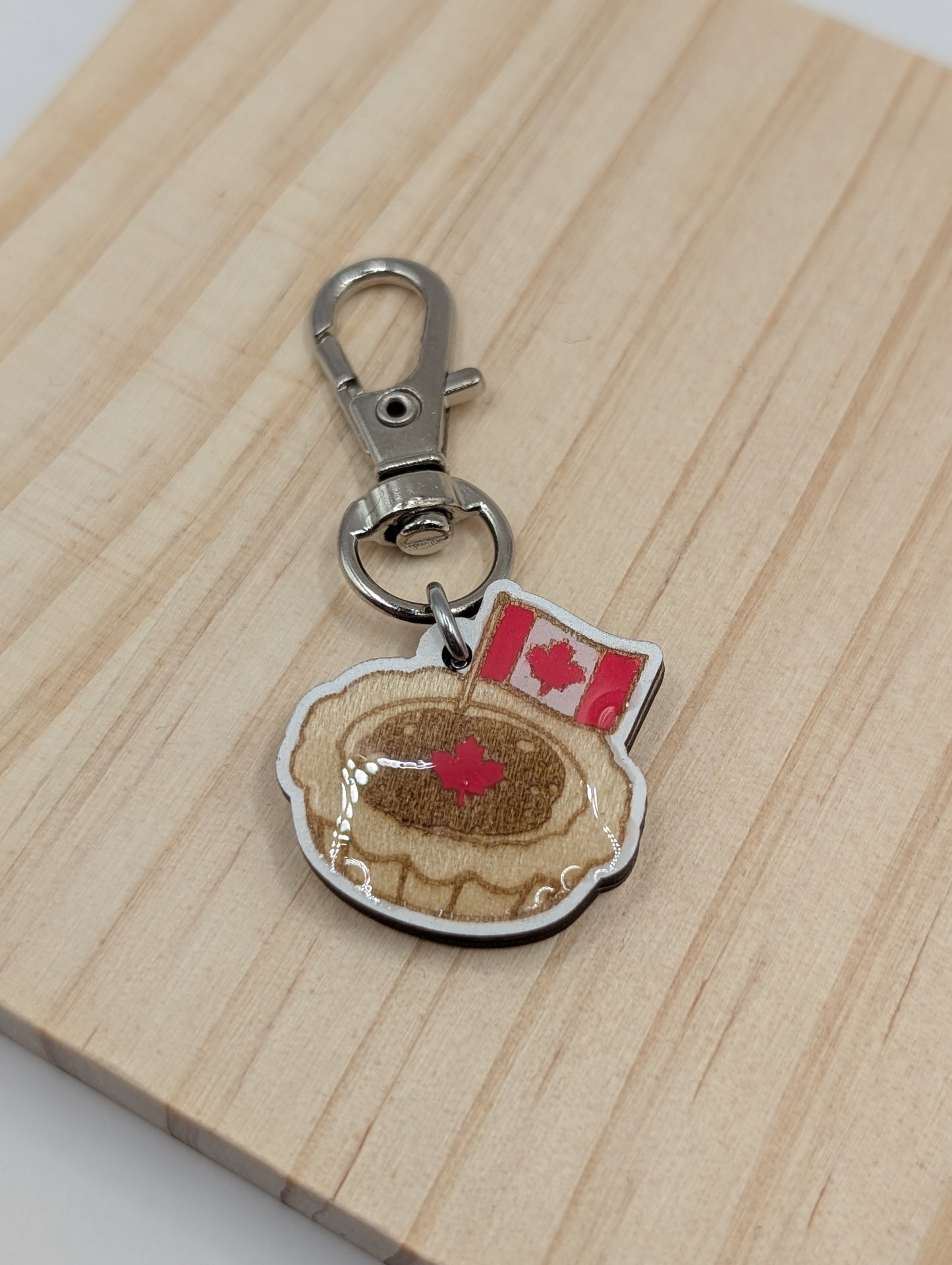 Butter Tart Zipper Pull