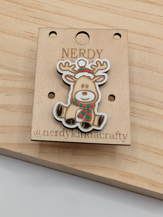 Reindeer Pin