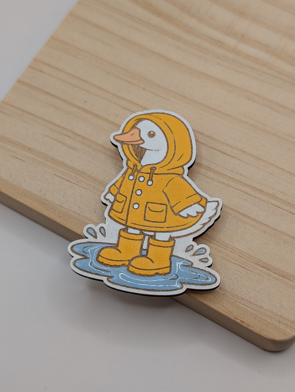 Raincoat Goose Magnet